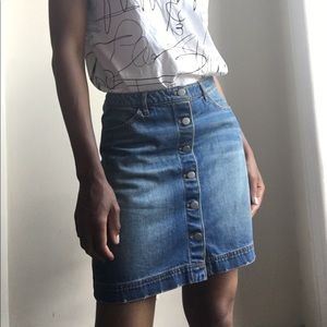 Denim Mini Skirt